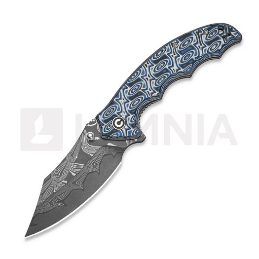 Складной нож CIVIVI Pentad Damascus, Blue/White Vortex Micarta C24068-DS1