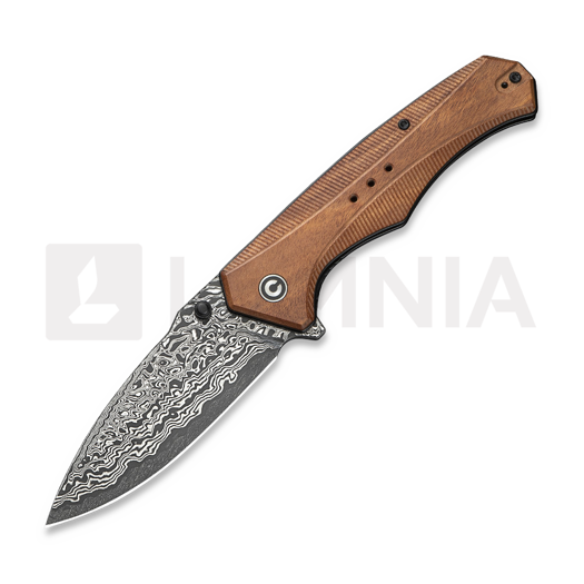 CIVIVI Photonix Damascus, Guibourtia Wood C23081B-DS1