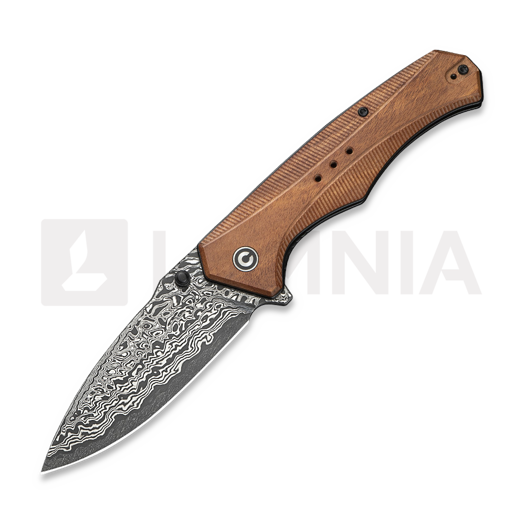 CIVIVI Photonix Damascus, Guibourtia Wood C23081B-DS1