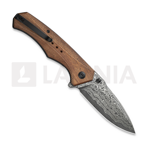 CIVIVI Photonix Damascus, Guibourtia Wood C23081B-DS1