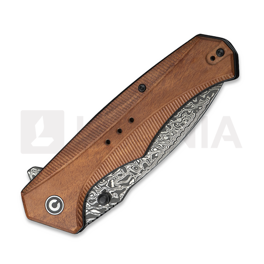 CIVIVI Photonix Damascus, Guibourtia Wood C23081B-DS1