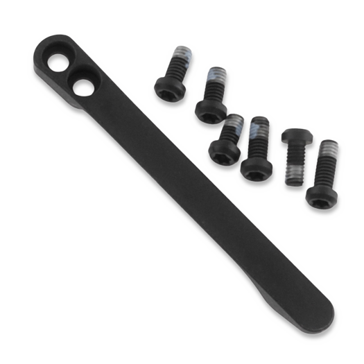 CIVIVI Plain Titanium Pocket Clip, musta T001D