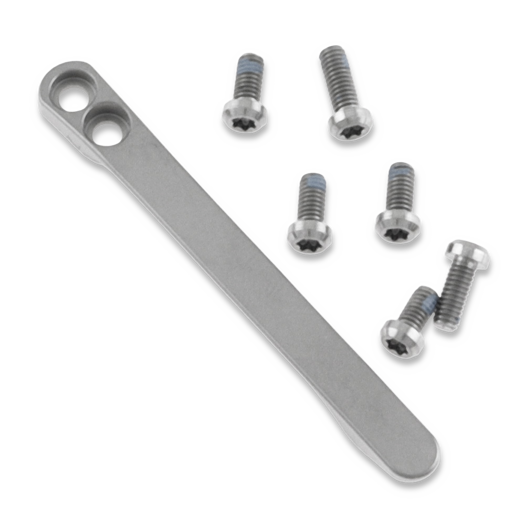 CIVIVI Plain Titanium Pocket Clip, satin T001C