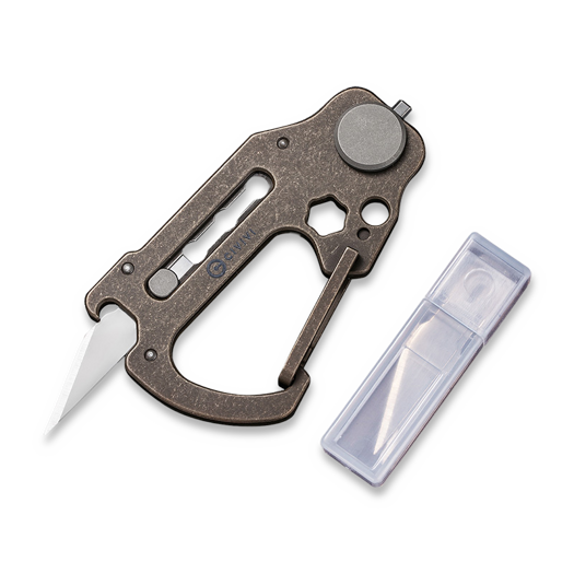 CIVIVI Polymorph Titanium Carabiner Keychain Multi-Tool C20045