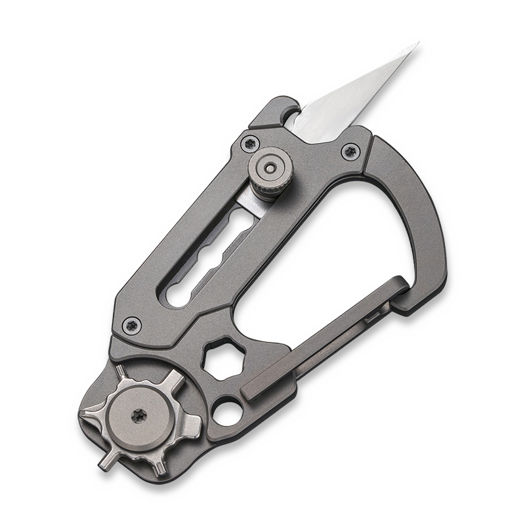 CIVIVI Polymorph Titanium Carabiner Keychain Multi-Tool, grau C20045-1