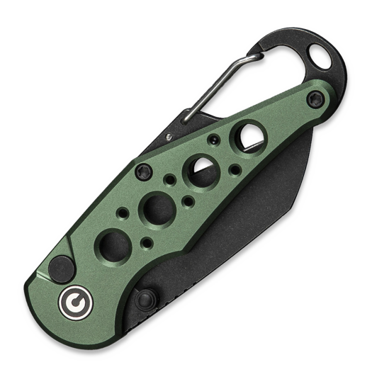 CIVIVI Pragma, Green Aluminum, Black Stonewash C23062B-3