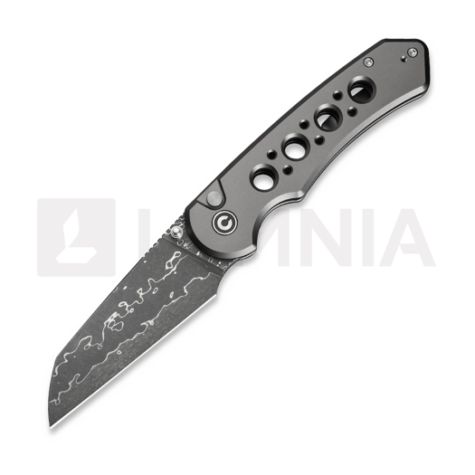 CIVIVI Pragma Prime Damascus kääntöveitsi, Gray Aluminum C24067-DS1