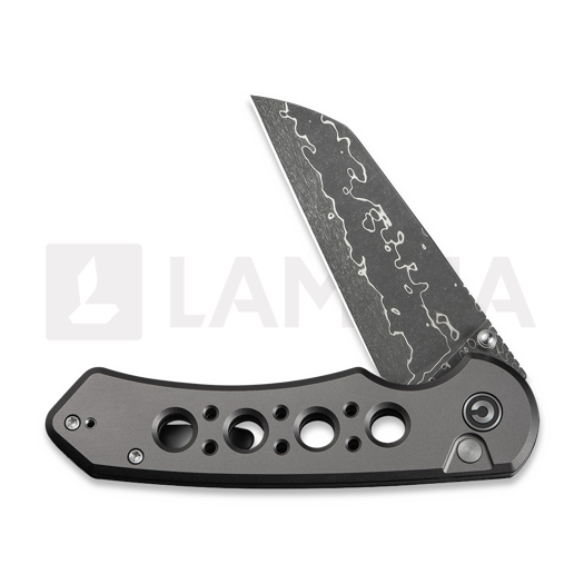CIVIVI Pragma Prime Damascus foldekniv, Gray Aluminum C24067-DS1