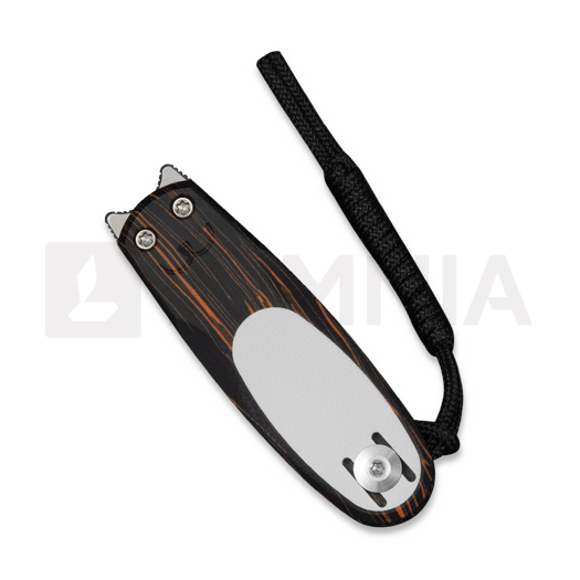 CIVIVI Purr folding knife, Orange/Black/White G-10, Stonewash C25054-5