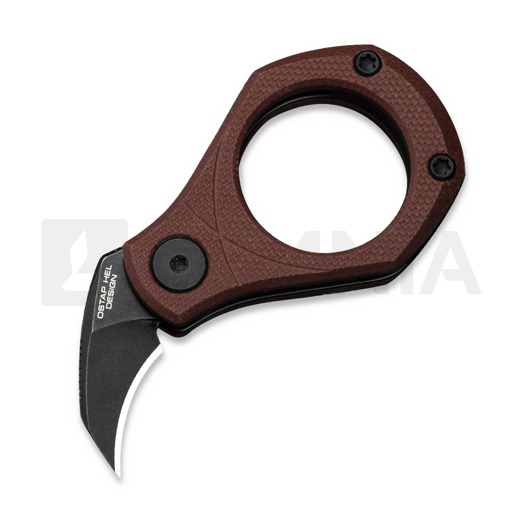 CIVIVI Pyrus, Burgundy G-10, Black Stonewash C23038-1