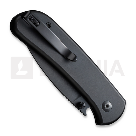 CIVIVI Qubit, Black Aluminium, Black Stonewash C22030E-1