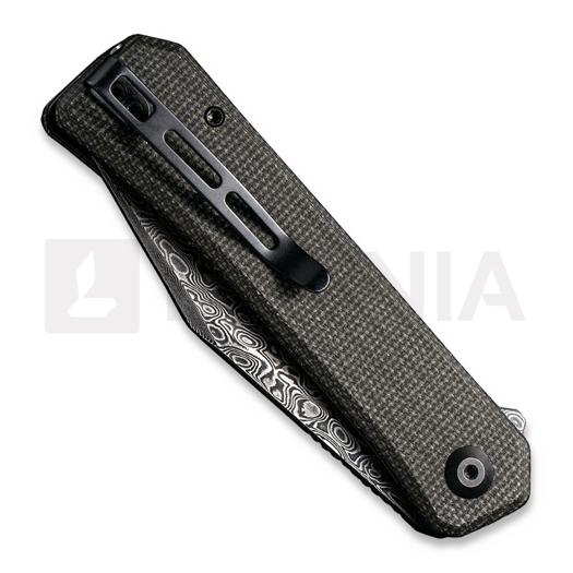 CIVIVI Relic Damascus foldekniv, dark green micarta C20077B-DS1