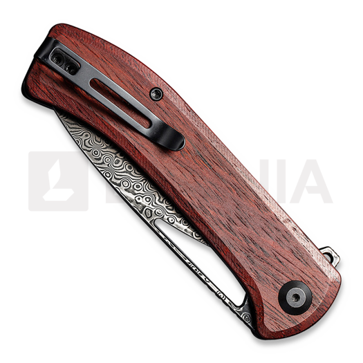 CIVIVI Riffle Damascus sulankstomas peilis, sandalwood C2024DS-2