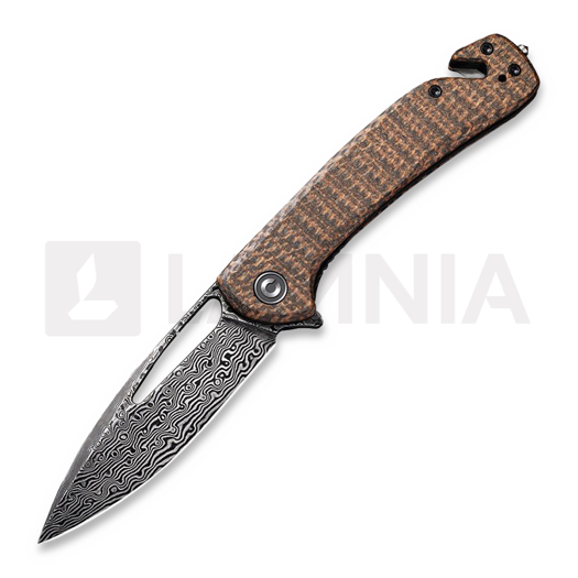 CIVIVI Rip Damascus Taschenmesser, dark brown matrix C2017DS-1