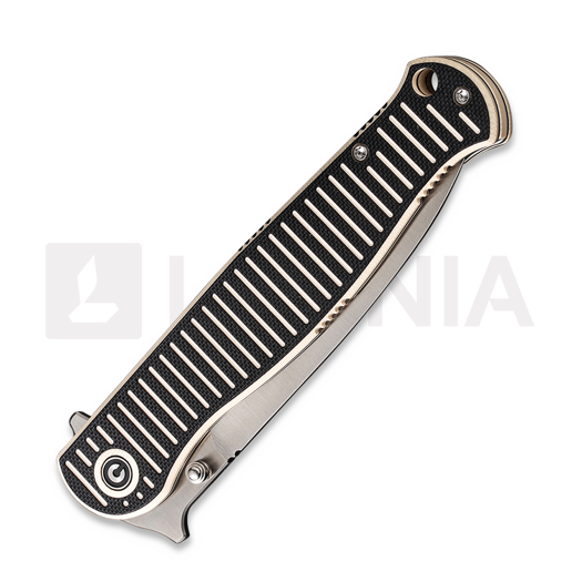 CIVIVI RS71, Milled Ivory/Black G-10, Satin C23025-1