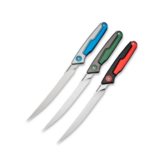 Navalha CIVIVI Shawka, Gray & Green Aluminum, Satin C22029B-3