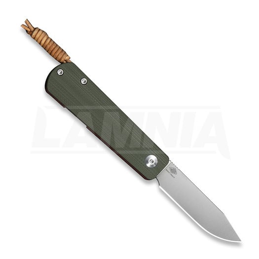 CIVIVI Slippy Sendy foldekniv, Milled Green/Red G-10, Satin C24075B-1