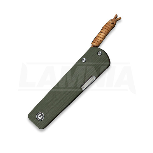 CIVIVI Slippy Sendy kääntöveitsi, Milled Green/Red G-10, Satin C24075B-1