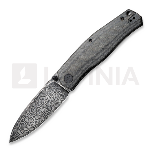 CIVIVI Sokoke Damascus, Black Micarta C22007-DS1