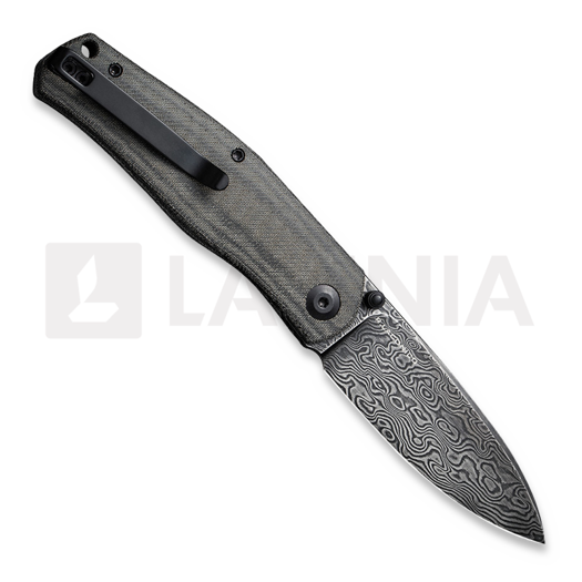 CIVIVI Sokoke Damascus, Black Micarta C22007-DS1