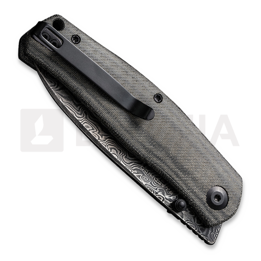 CIVIVI Sokoke Damascus, Black Micarta C22007-DS1