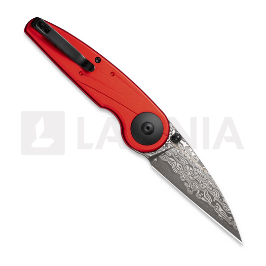 CIVIVI Starflare Damascus, Red Aluminum C23052-DS1