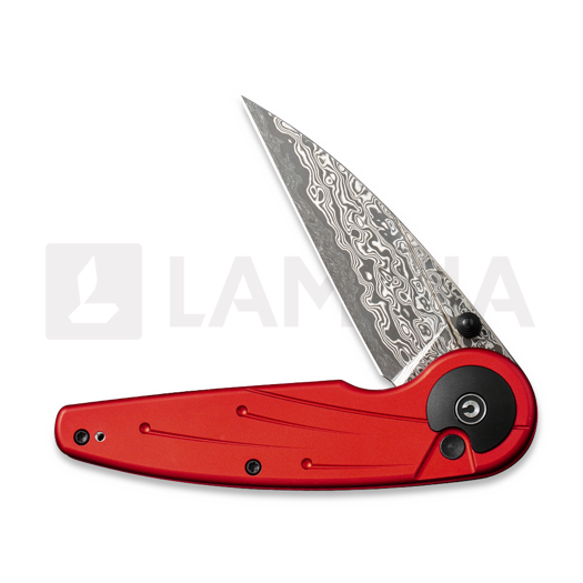 CIVIVI Starflare Damascus, Red Aluminum C23052-DS1