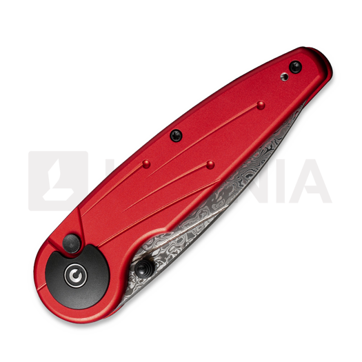 CIVIVI Starflare Damascus, Red Aluminum C23052-DS1
