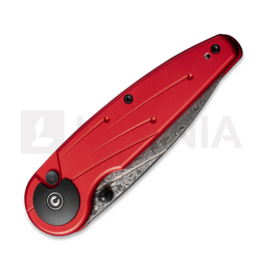 CIVIVI Starflare Damascus, Red Aluminum C23052-DS1