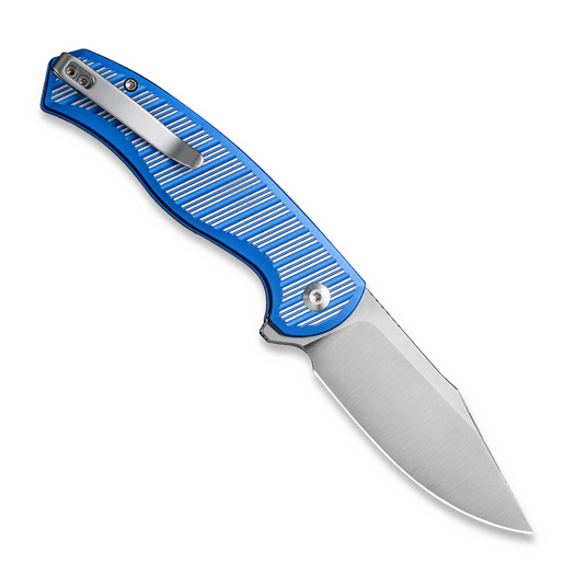 CIVIVI Stormhowl, Milled Bright Blue Aluminum, Satin C23040B-2