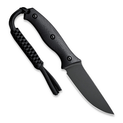 CIVIVI Stormridge, Black G-10, Black Stonewash C23041-1