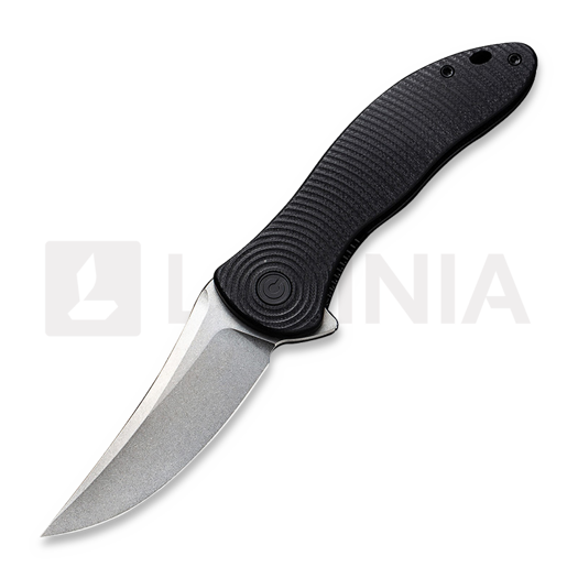 CIVIVI Synergy3 foldekniv, trailing point, svart C20075A-1