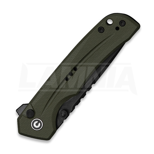 CIVIVI Tarask foldekniv, OD Green G-10, Black Stonewash C25023C-2