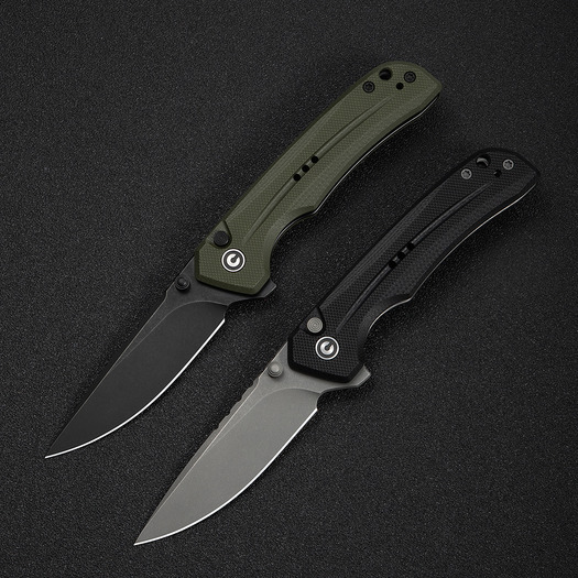 CIVIVI Tarask sulankstomas peilis, OD Green G-10, Black Stonewash C25023C-2