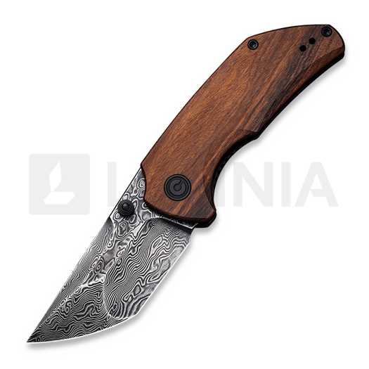 CIVIVI Thug 2 Damascus 접이식 나이프, cuibourtia wood C20028C-DS1