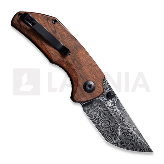 Couteau pliant CIVIVI Thug 2 Damascus, cuibourtia wood C20028C-DS1