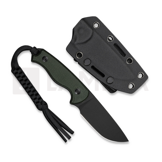 CIVIVI Timberbark, Green Micarta, Black Stonewash C23094-3
