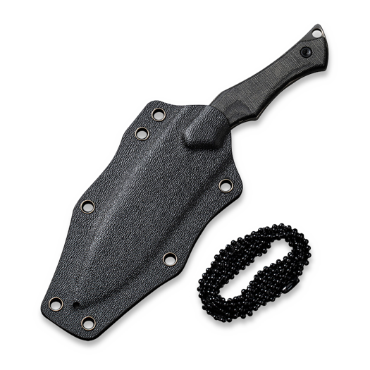 CIVIVI Vaquita II Damascus, Black Linen Micarta C047C-DS1