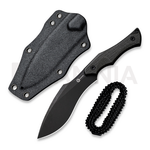 CIVIVI Vaquita II, Dark Green Canvas Micarta, Black SW C047C-3