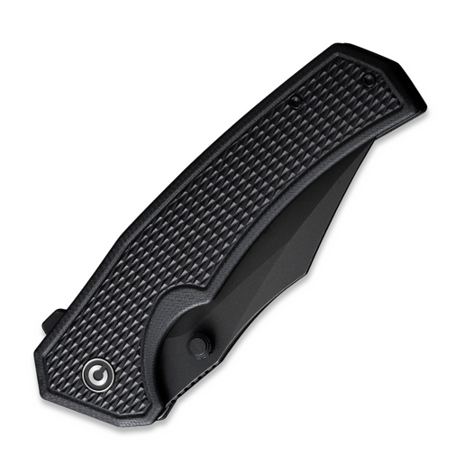 CIVIVI Vexillum, Milled Black G-10, Black SW C23003D-1