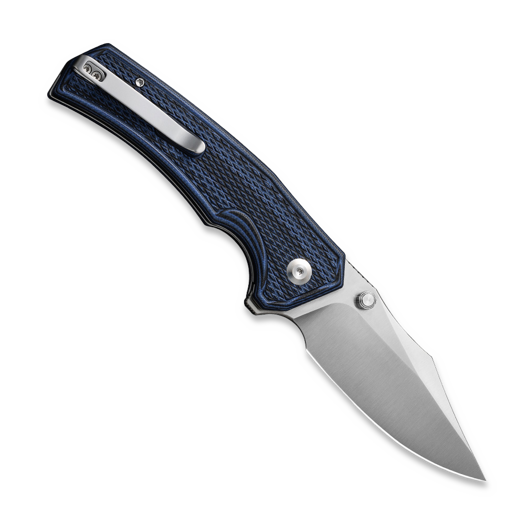 CIVIVI Vexillum, Milled Blue/Black G-10, Satin C23003D-3