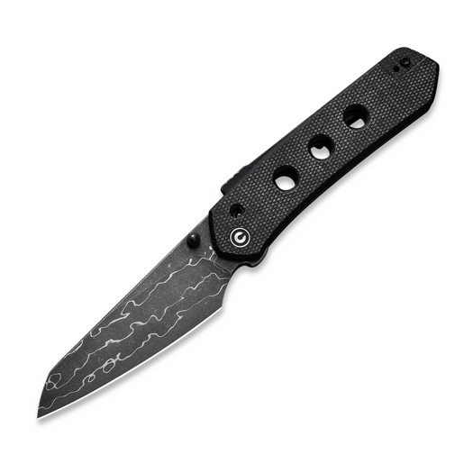 CIVIVI Vision FG Damascus, Black Canvas Micarta C22036-DS2