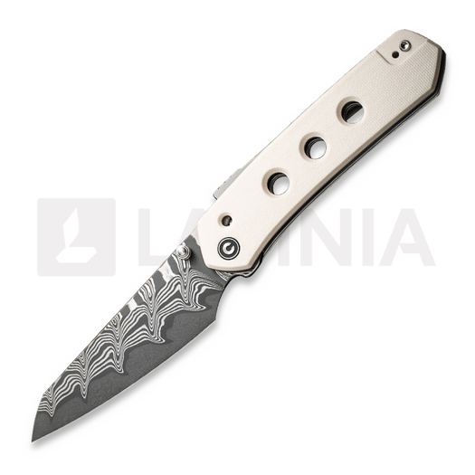 CIVIVI Vision FG Damascus, Ivory G-10 C22036-DS1