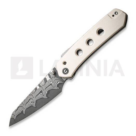 CIVIVI Vision FG Damascus, Ivory G-10 C22036-DS1