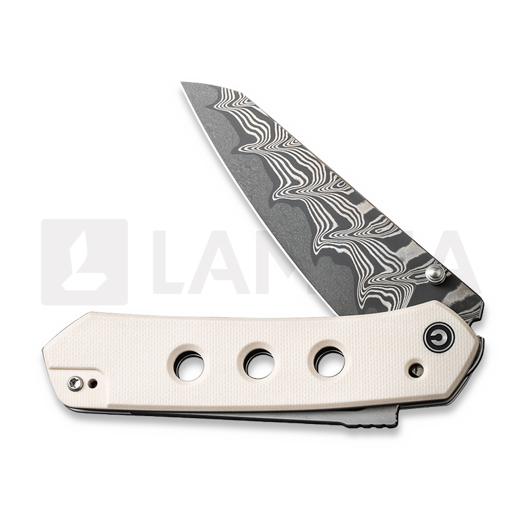CIVIVI Vision FG Damascus, Ivory G-10 C22036-DS1