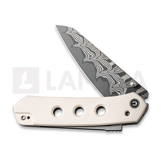 CIVIVI Vision FG Damascus, Ivory G-10 C22036-DS1