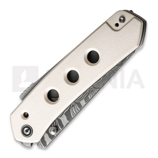 CIVIVI Vision FG Damascus, Ivory G-10 C22036-DS1