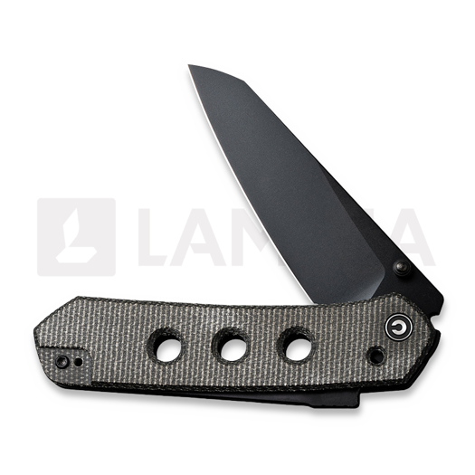 CIVIVI Vision FG, Dark Green Canvas Micarta C22036-3