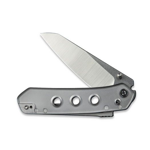 CIVIVI Vision FG, Polished Clear Lexan, Satin/Stonewash C22036-7