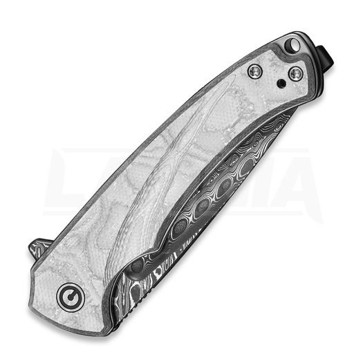 CIVIVI Voidflare Damascus foldekniv, G-10 with Aluminum Foil C24040-DS1